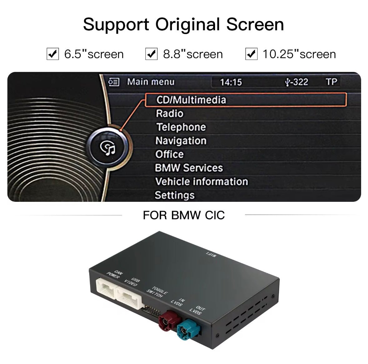 BMW F10 5 Series Apple CarPlay & Android Auto NBT/CIC/EVO - BeamerFreak