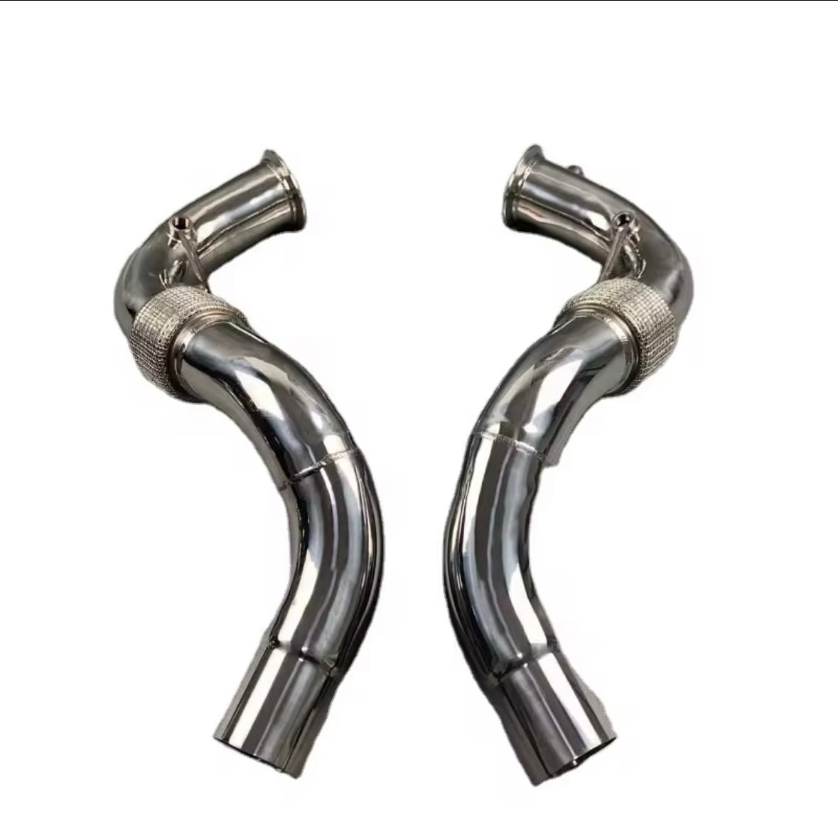 BMW N63 N63TU 2011 - 2016 550i V8 Twin Turbo Catless Downpipes - BeamerFreak